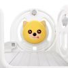 Toddler Slide and Swing Set 5 in 1, Kids Playground Climber Slide Playset with Basketball Hoop Freestanding Combination for Babies Indoor & Outdoor