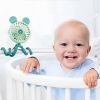 Baby Stroller Fan With Clip; Octopus Shapoed Funny Fan With Flexible Tripod Wrapped; USB Rechargeable Fan
